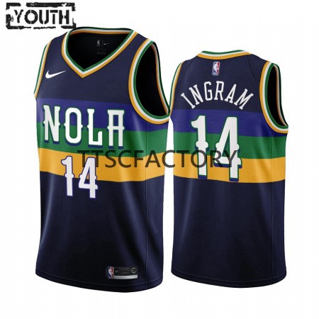 Kinder NBA New Orleans Pelicans Trikot Brandon Ingram 14 Nike 2022-23 City Edition Navy Swingman